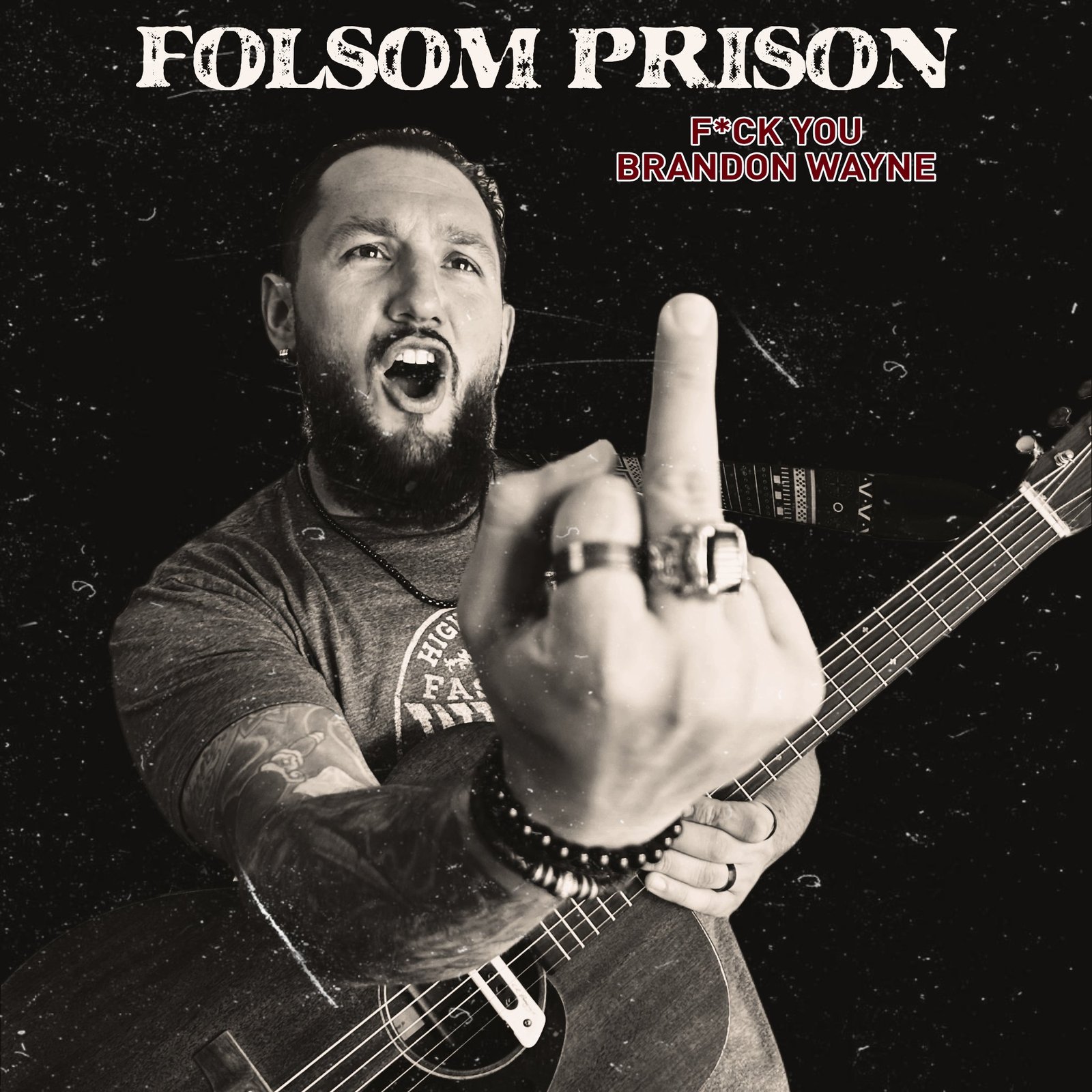 Confira a releitura roqueira de Brandon Wayne para “Folson Prision”, clássico do lendário Johnny Cash.